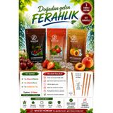 mucize Aromalı Kürdan 3"lü Doypak Set (KİRAZ-MENTOL/ÇİLEK-NANE/ŞEFTLAİ-BUZLU ÇAY)