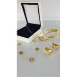 Mucize Gold Rengi Çelik Takı Seti