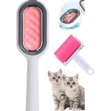Mucize Home Mucit Home Su Hazneli Kedi Tüy Temizleme Fırçası Tarağı Yıkanabilir Tüy Toplayıcı Rulo Hediye - Mavi - Pembe