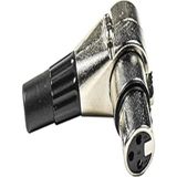 Mucize Hqrp 3 Pinli Xlr Ayarlanabilir Dik Açılı Dişi Konnektör, 7 Farklı Konum Seçeneğiyle, Profesyonel Ses Dj Band Xlr Fiş Jakı Dik Açılı 3 Pinli Mikrofon Hoparlör Ses Kablosu Konnektörüyle Uyumlu