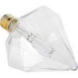 Mucize LED Filament Ampul, Retro Tarzlı Salon Avizeleri, Şeffaf Cam E27 Ampul, Mavi Işık - Amber