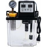 Mucize Petrol Pompası Çift Ekran 2.0l 50ML/DAK 220 V 28W Otomatik Yağlama Yağı Pompası Yağ Enjektörleri Tam Bakır Motor Elektrikli Yağ Pompası Zamanlama Yağ Seviyesi Alarm Fonksiyonu 50ML/DAK