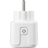 Mucize Smart Wifi Soketi, Akıllı Telefon Uygulaması, Alexa ve Google Asistanı ile Uyumlu, Enerji Izleme, 16 A, 3680 W, Beyaz