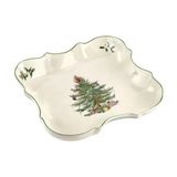 Mucize Spode Christmas Tree Devonia Tray 20CM / 8in - Kare Servis ve Sunum Tabağı
