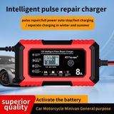 Mucosan 12V 6A Akıllı Akü Şarj Cihazı LCD Ekranlı Çoklu Koruma, 110-240V Ac, Arabalar, Kamyonlar, Motosikletler, Deniz Araçları ve Kurşun Asit Aküler (Agm/gel/ıslak) Için, , Güvenilir Akü Şarj Ünitesi - 12V 8AMPER