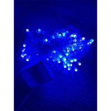 Mudanis 10M 100 LED Damla Uçlu Mavi Işık Şeffaf Kablo Mz-17-6