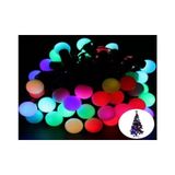 Mudanis 5 Metre 28 LED Fişli Rgb Mini Top LED Siyah Kablo