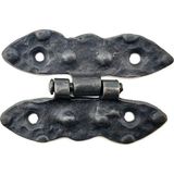 Mudanis Antika Tarz Dekoratif Pirinç Bodur Menteşe - 75X50 Mm, Oksit