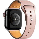Mudanis Apple Watch 38MM KR415 Luaz Deri Kordon (Saat Değildir) - Pembe - Renkli - Standart