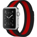 Mudanis Apple Watch 38MM Metal Mıknatıslı Kordon (Saat Değildir) - Siyah-Kırmızı