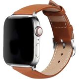 Mudanis Apple Watch 42MM NL26 Deri Kordon (Saat Değildir) - Taba
