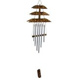 Mudanis Bambu Metal Çanlı Rüzgar Çanı Repot-4