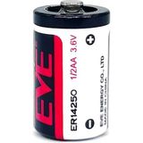 Mudanis Eve ER14250 1/2AA Size 3.6V 1200 Mah Şarjsız Li-Socl2 Lithium Pil