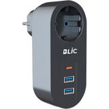 Mudanis Ftr-07 2xusb 1xtypec Termal Akım Korumalı Isıya Dayanıklı Tekli Priz - Çok Renkli - Farklı Ürün Farklı Ebatlar