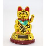 Mudanis Güneş Enerjili Pati Salayan Şans Kedisi ( Maneki Neko ) ALK2931