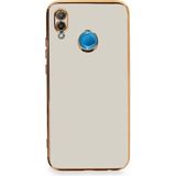 Mudanis Huawei P20 Lite Kılıf Volet Silikon - Beyaz