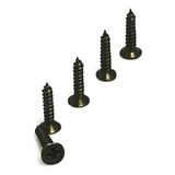Mudanis Klips, Menteşe, Ayak, Ağaç, Sunta Vidası 3X13 mm - Siyah 100 Adet