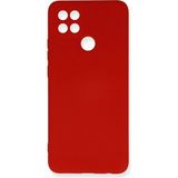 Mudanis Oppo A15 Kılıf Nano Içi Kadife Silikon - Kırmızı