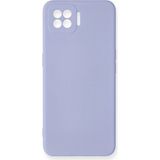 Mudanis Oppo A73 Kılıf Nano Içi Kadife Silikon - Lila