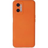 Mudanis Oppo A96 Kılıf Nano Içi Kadife Silikon - Turuncu