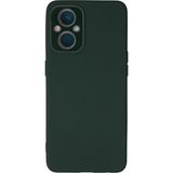 Mudanis Oppo Reno 7 Lite Kılıf Lansman Glass Kapak - Koyu Yeşil