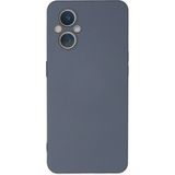 Mudanis Oppo Reno 7 Lite Kılıf Nano Içi Kadife Silikon - Gri