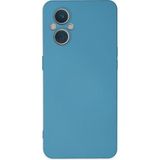 Mudanis Oppo Reno 7 Lite Kılıf Nano Içi Kadife Silikon - Mavi