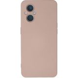 Mudanis Oppo Reno 7 Lite Kılıf Nano Içi Kadife Silikon - Pudra