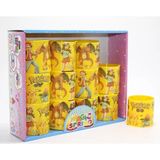 Mudanis Pokemon Baskılı Stres Yayı - Sarı Plastik Nostaljik Oyuncak 12'li Seti ALK3984