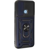 Mudanis Realme C25Y Kılıf Pars Lens Yüzüklü Silikon - Lacivert