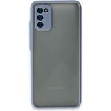 Mudanis Samsung Galaxy A02S Kılıf Montreal Silikon Kapak - Gri