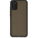 Mudanis Samsung Galaxy A02S Kılıf Montreal Silikon Kapak - Siyah