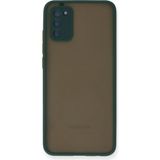Mudanis Samsung Galaxy A02S Kılıf Montreal Silikon Kapak - Yeşil
