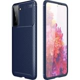 Mudanis Samsung Galaxy S21 Plus Kılıf Auto Focus Karbon Kapak - Lacivert