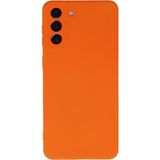 Mudanis Samsung Galaxy S21 Plus Kılıf Nano Içi Kadife Silikon - Turuncu