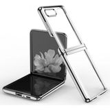 Mudanis Samsung Galaxy Z Flip 4 Kılıf Fold Element Kapak - Gümüş