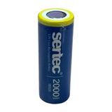 Mudanis Sertec 3.7V Li-Ion 18500 2000 Mah 3c Şarjlı Pil
