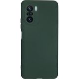 Mudanis Xiaomi Poco F3 Kılıf Nano Içi Kadife Silikon - Koyu Yeşil