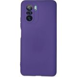 Mudanis Xiaomi Poco F3 Kılıf Nano Içi Kadife Silikon - Mor