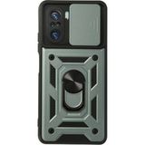 Mudanis Xiaomi Poco F3 Kılıf Pars Lens Yüzüklü Silikon - Yeşil