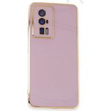 Mudanis Xiaomi Poco F5 Pro Kılıf Volet Silikon - Mor