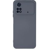 Mudanis Xiaomi Poco M4 Pro 4g Kılıf Nano Içi Kadife Silikon - Gri