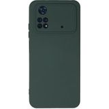 Mudanis Xiaomi Poco M4 Pro 4g Kılıf Nano Içi Kadife Silikon - Koyu Yeşil