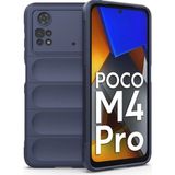 Mudanis Xiaomi Poco M4 Pro 4g Kılıf Optimum Silikon - Lacivert