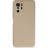 Mudanis Xiaomi Poco X3 Gt Kılıf Nano Içi Kadife Silikon - Pudra