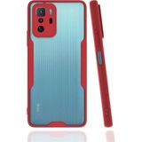 Mudanis Xiaomi Poco X3 Gt Kılıf Platin Silikon - Kırmızı