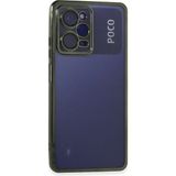 Mudanis Xiaomi Poco X5 Pro 5g Kılıf Razer Lensli Silikon - Yeşil
