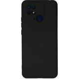 Mudanis Xiaomi Redmi 10C Kılıf Nano Içi Kadife Silikon - Siyah