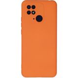 Mudanis Xiaomi Redmi 10C Kılıf Nano Içi Kadife Silikon - Turuncu