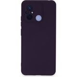 Mudanis Xiaomi Redmi 12C Kılıf Nano Içi Kadife Silikon - Mor
